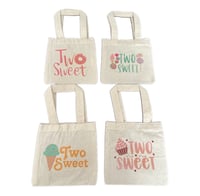 Image 1 of Mini Two Sweet Dessert Tote Bags 