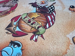 Image of Disney Inspired Traditional Tattoo Flash Sheet: D02 11x14