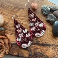 Image 1 of Unguan Heart Earrings- Qunukamken Collection 