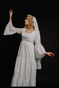 Image 3 of 1970s Eyelet Bell Sleeve