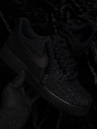 Image 2 of Black Glitter AF1