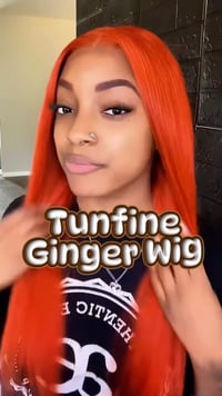 UNUSED 24” Ginger Wig