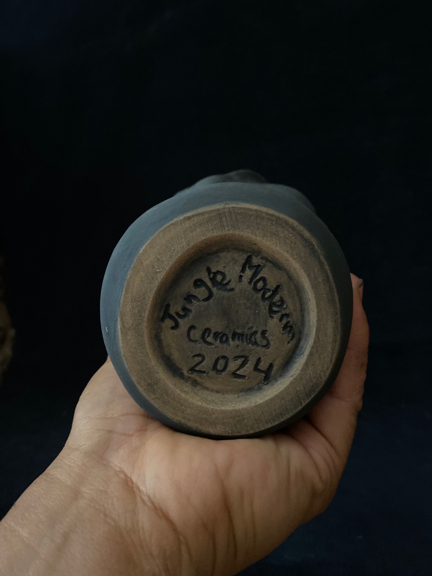 Image of Classic Marquesan Mug - 20 oz - Dark Matte Green/Black (b) - US Shipping Included 