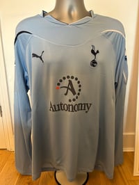 Image 2 of Tottenham Hotspur “BALE 3” 2010/11 Match Issue LS Away Shirt + patches (XXL)