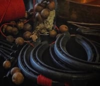 Iron Horseshoe Charm 