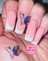 Half gem butterflies 