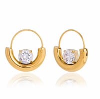 Image 1 of Glow Drop Hoops 