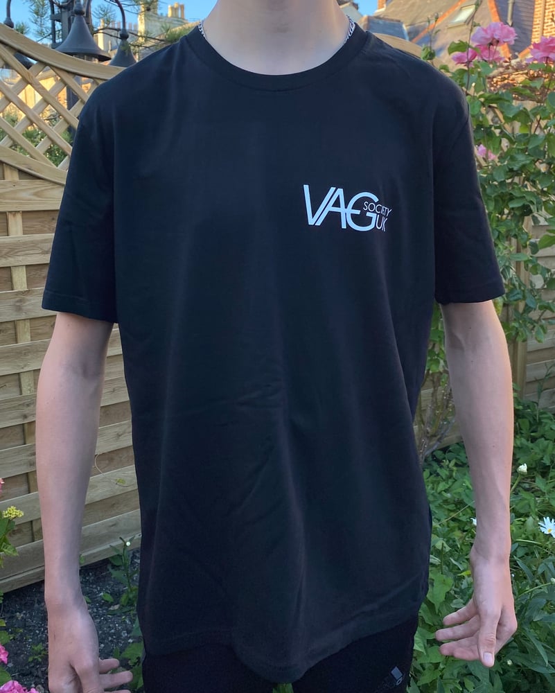 Image of VAGSocietyUK Black Wheel T-Shirt