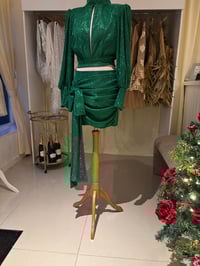 Image 4 of Green Glitter Two-Piece
