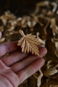Image 3 of   Maple Leaf Pendant Necklace 