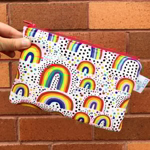 Image of Flat Zipper Pouch/Pencil Case Small - Various