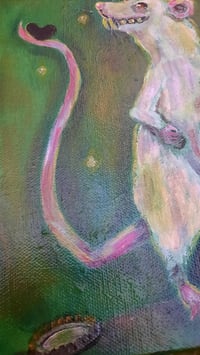 Image 2 of black heart rat