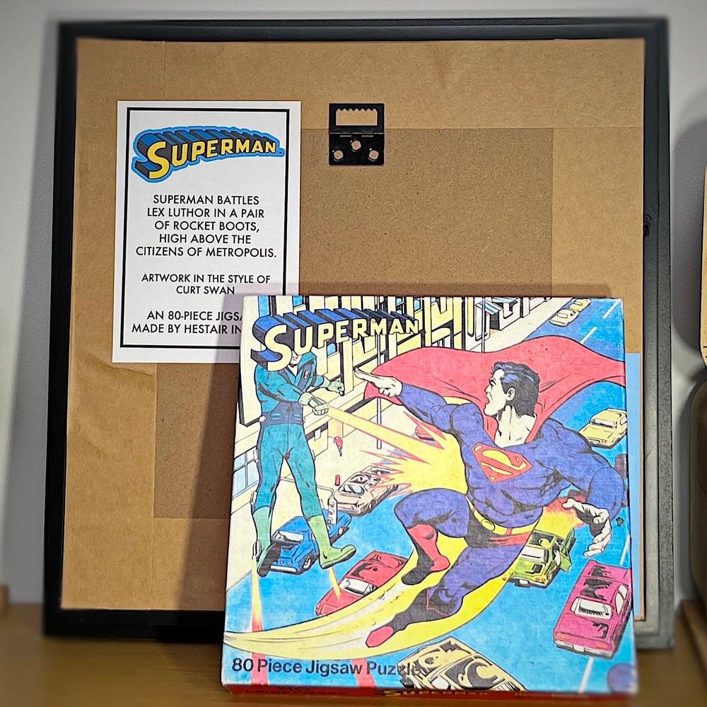 Superman, 80 piece jigsaw by Hestair, 1981. 