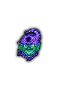 Image 1 of Coked Out Goblin Pin (GITD)