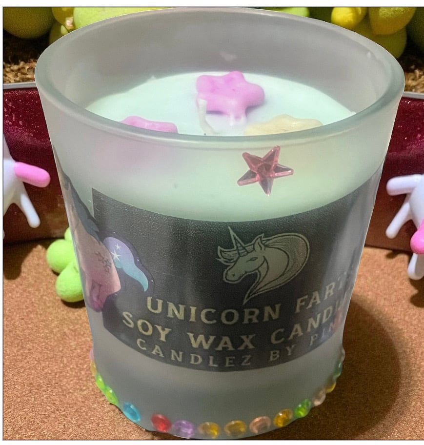 Image of Unicorn Farts medium jar candle
