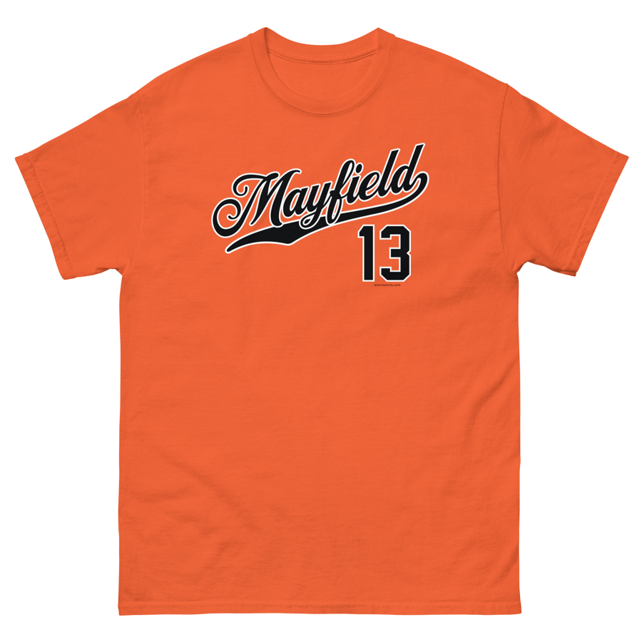 Image of Mayfield Baltimore T-Shirt 21213 Mens (Orange)