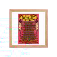 Image 5 of Beading Affirmations Framed poster