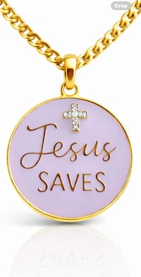 Image 2 of Jesus Saves Necklace 