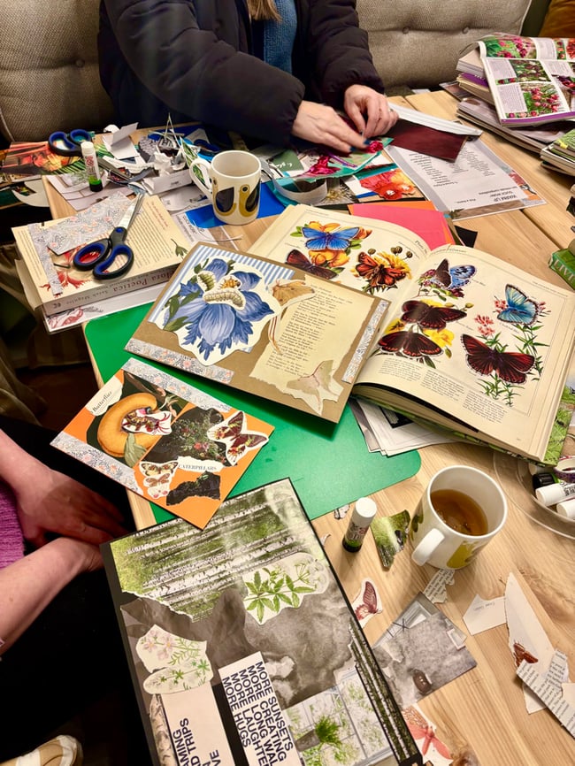 Relaxing Guided Collage Workshop