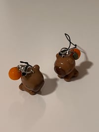 Image 1 of capybara charm 🍊