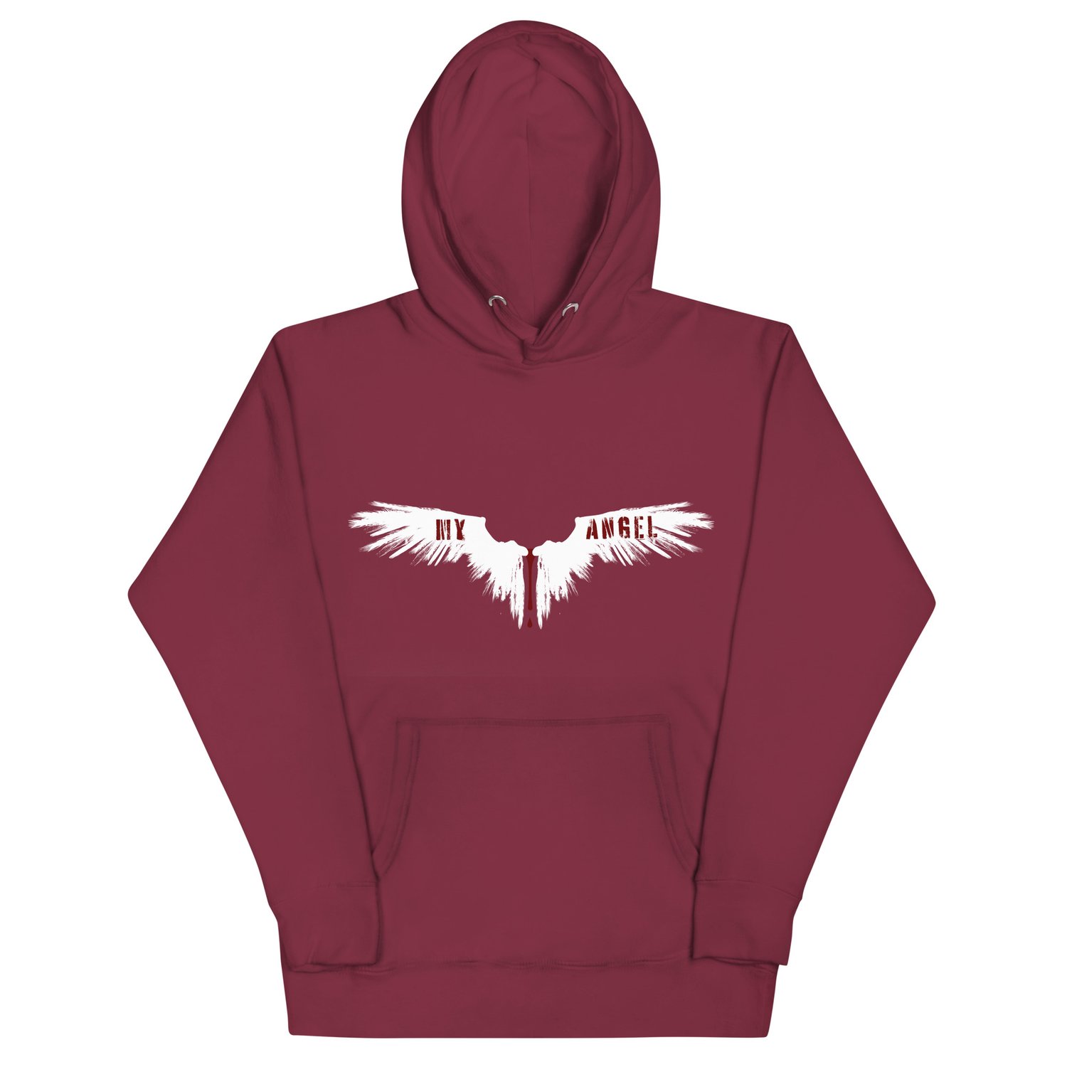 Image of My angel white wings officially licensed under your scars Unisex Hoodie