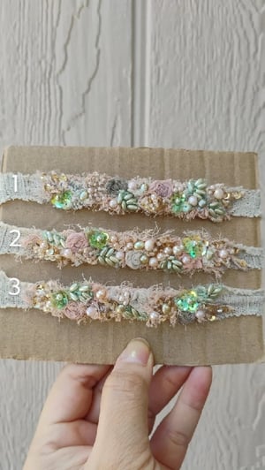 Image of Becky fancy tiebacks sage