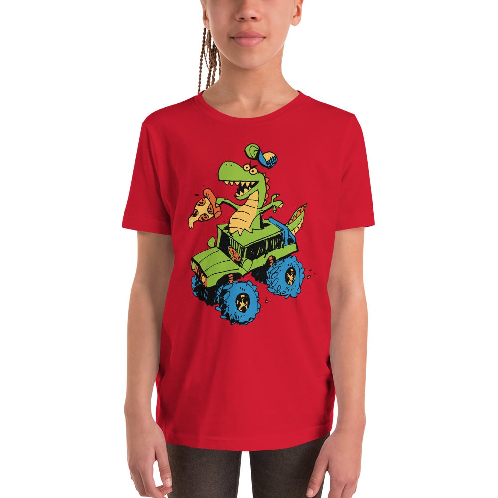 Image of Youth T-Rex Monster Truck T-Shirt