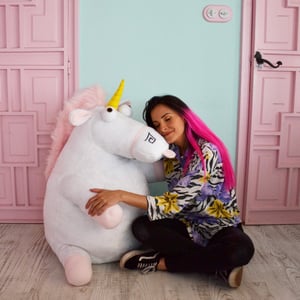 Image of Big plush unicorn
