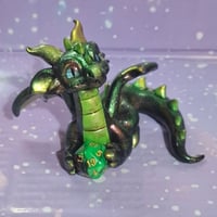 Image 1 of Green guardian dice dragon 