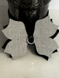 Image 3 of Black & Pink Tumbler Straw Topper Bow