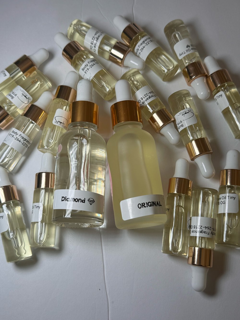 Body Fragrance Oil Tester.. Original Or Diamond