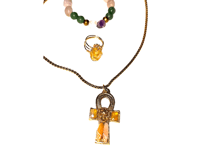 Image 4 of Carnelian Ankh lion head