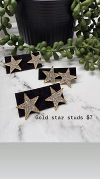 Image 3 of Gold studs PICK INSIDE 