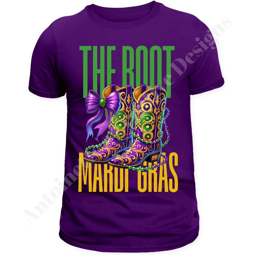 Image of The Boot Mardi Gras Shirt