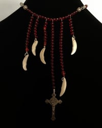 Image 1 of “Bleed For Me” Coyote Teeth Choker