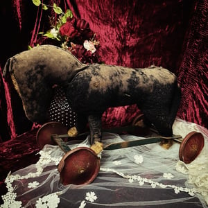 Image of Antique Pull Toy Horse