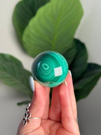 Image 1 of HIGH QUALITY MALACHITE SPHERE B