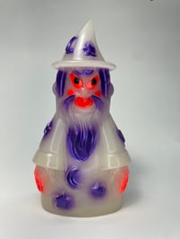 Image 1 of GLOW IN THE DARK WIZARD (NEON RED/METALLIC PURPLE)