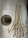70s Fredericks champagne mermaid hem slip dress