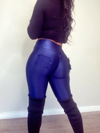 Image 1 of Ruffle Apple Bottom ( Navy Blue)