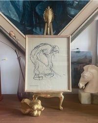 Image 1 of Pencil Sketch of a Working Woman