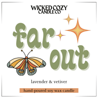 Image 1 of Lavender & Vetiver Soy Wax Candle