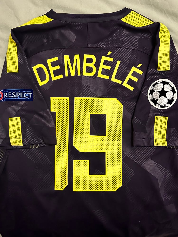 Image of Tottenham Hotspur “DEMBÉLÉ 19” 2017/18 Third Shirt + patches (L)