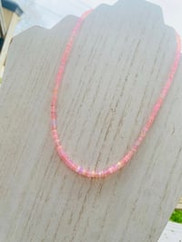 Image 4 of Pink Fire Opal necklace