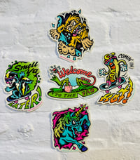 Image 2 of ‘Party Animals’ Sticker Pack