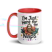 Image 8 of Sloth Just Here For The Naps Coffee Mug