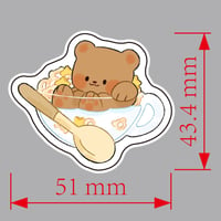 Image 2 of Acrylic Magnet Cereal Bear