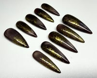 Image 2 of Golden Hour Press-On Nails Size Large