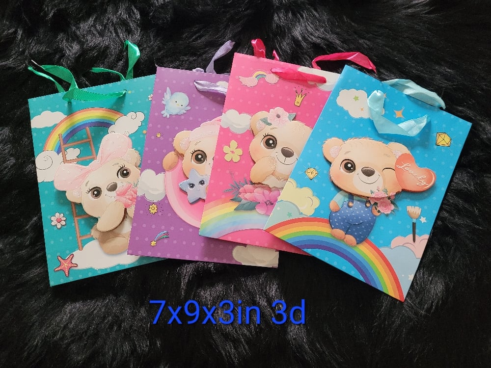 3d Gift Bags Bundle.  (6) You will get a total of 6 bags