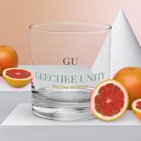 Geechee Unity Rocks glass